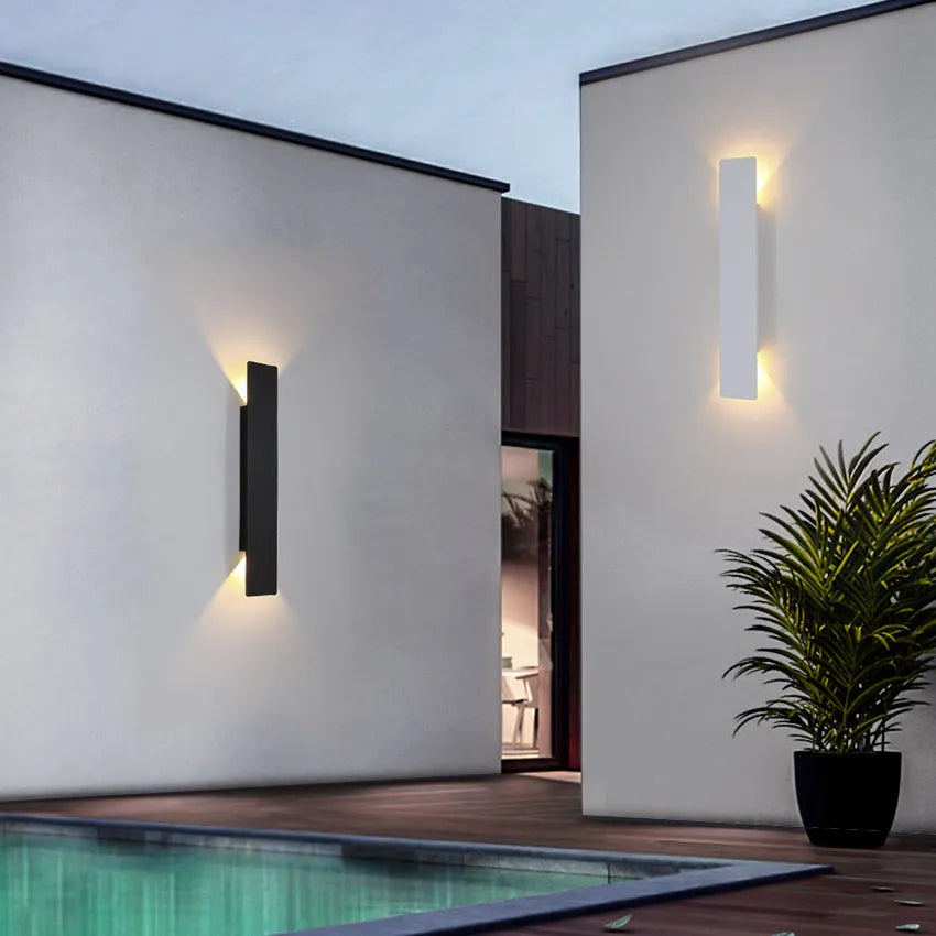 Vivolux | Wetterfeste Aluminium Wandleuchte für Außen mit LED Licht - IP65, Einfache Installation und Langlebiges Design