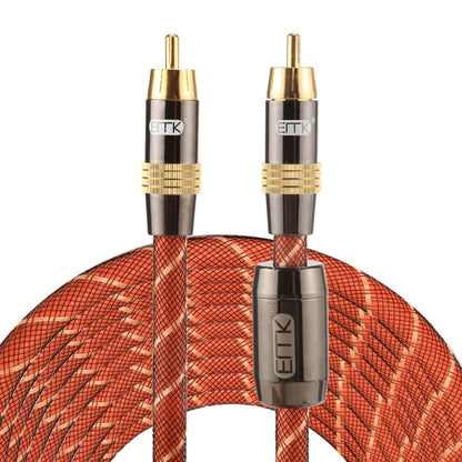 Vivolux | EMK TZ/A 8m OD8.0mm vergoldetes Metallkopf RCA zu RCA Stecker Digital Koaxial-Interconnect-Kabel Audio / Video RCA Kabel