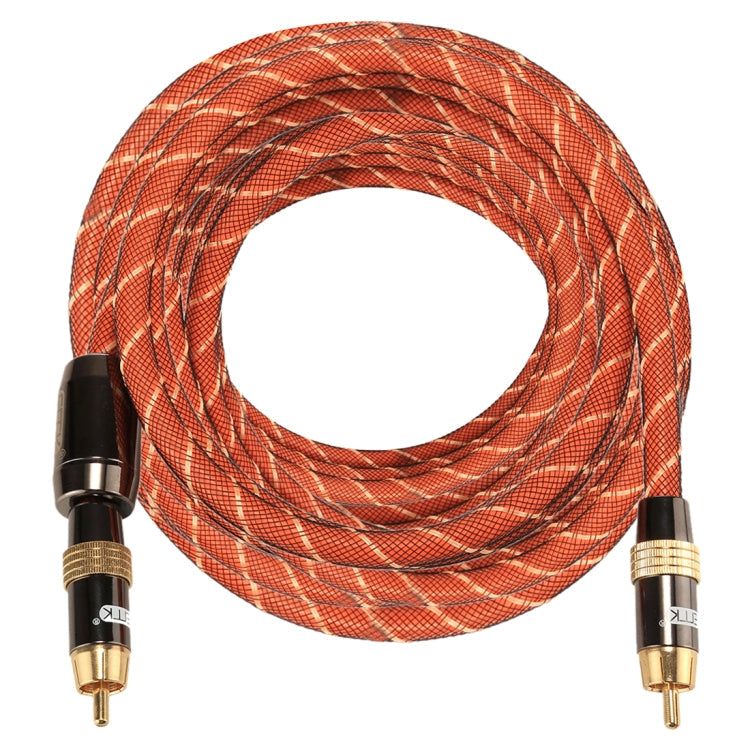 Vivolux | EMK TZ/A 8m OD8.0mm vergoldetes Metallkopf RCA zu RCA Stecker Digital Koaxial-Interconnect-Kabel Audio / Video RCA Kabel