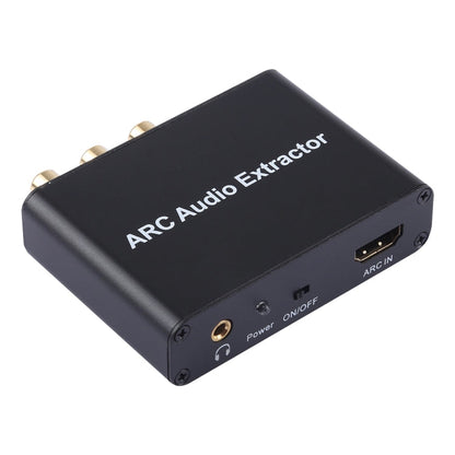 Vivolux | 192KHz ARC Audio Extractor HDMI ARC zu SPDIF + Koaxial + L/R Converter Audio Rückkanal Adapter