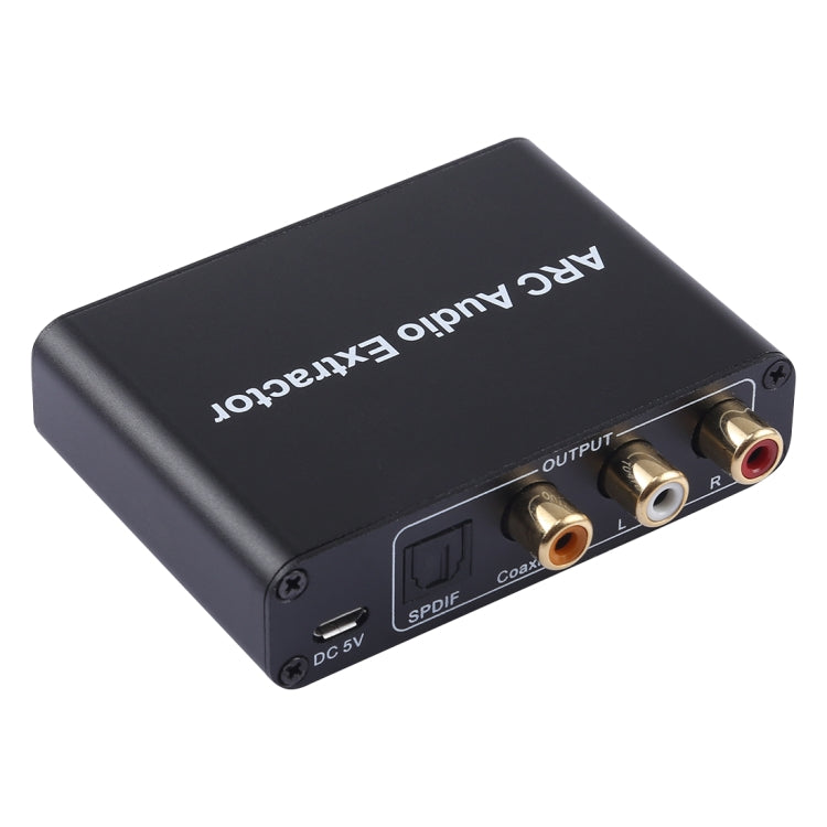 Vivolux | 192KHz ARC Audio Extractor HDMI ARC zu SPDIF + Koaxial + L/R Converter Audio Rückkanal Adapter