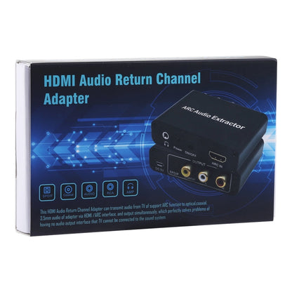 Vivolux | 192KHz ARC Audio Extractor HDMI ARC zu SPDIF + Koaxial + L/R Converter Audio Rückkanal Adapter