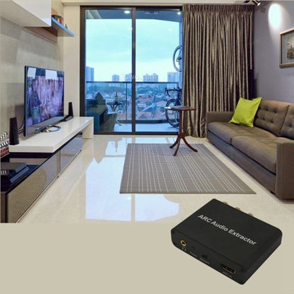 Vivolux | 192KHz ARC Audio Extractor HDMI ARC zu SPDIF + Koaxial + L/R Converter Audio Rückkanal Adapter