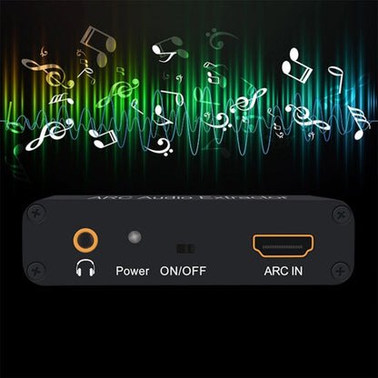 Vivolux | 192KHz ARC Audio Extractor HDMI ARC zu SPDIF + Koaxial + L/R Converter Audio Rückkanal Adapter