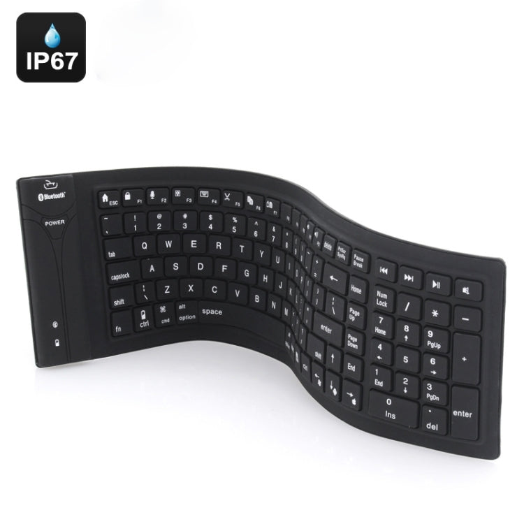 Vivolux | JA-11 108-Tasten Faltbare Silikon Bluetooth-Tastatur
