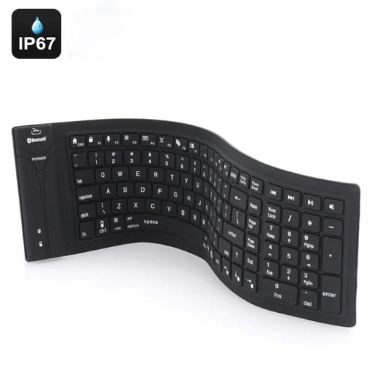 Vivolux | JA-11 108-Tasten Faltbare Silikon Bluetooth-Tastatur