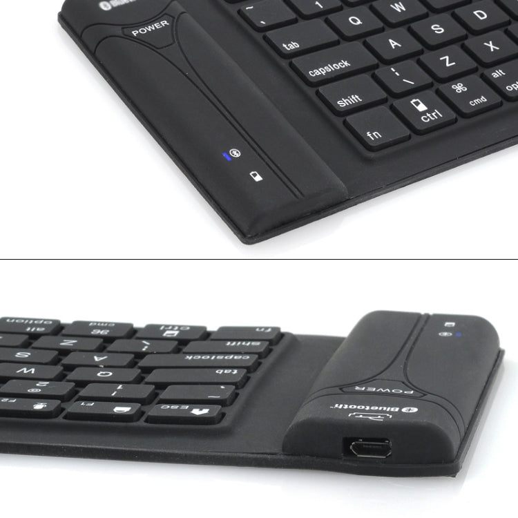 Vivolux | JA-11 108-Tasten Faltbare Silikon Bluetooth-Tastatur