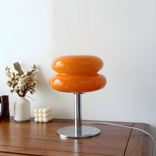 Vivolux | Italienischer Designer Glas Ei Tarts LED Tischlampe