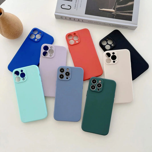Vivolux | Pastell Einfarbig Silikon iPhone Hülle