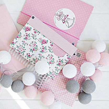 Vivolux | Ballton - Baumwoll leuchtende Ballenschaukel | Verschiedene Farbenkombinationen