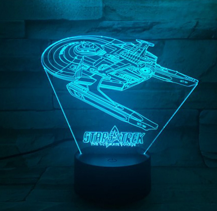 Vivolux | Star Trek 3D optische Illusionslampe