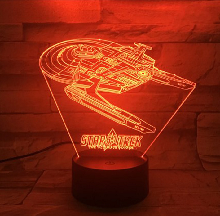 Vivolux | Star Trek 3D optische Illusionslampe