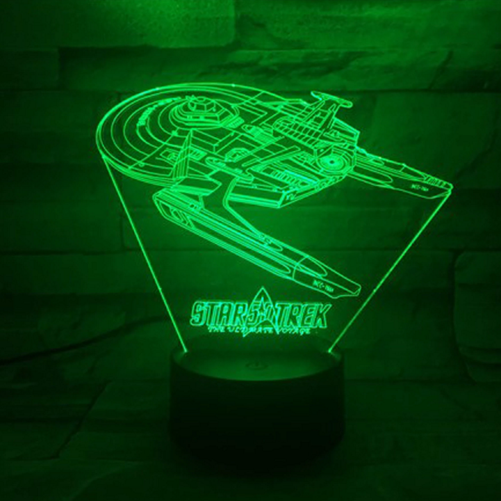 Vivolux | Star Trek 3D optische Illusionslampe