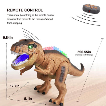 Vivolux | Steuern Sie den T-Rex-Dinosaurier mit LED-Beleuchtung