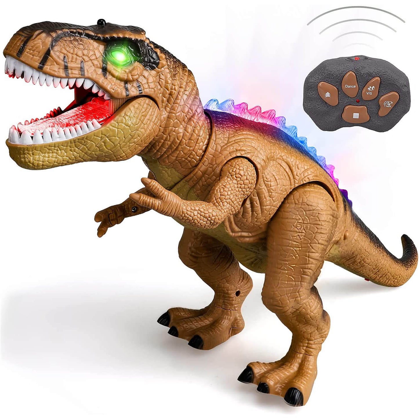 Vivolux | Steuern Sie den T-Rex-Dinosaurier mit LED-Beleuchtung