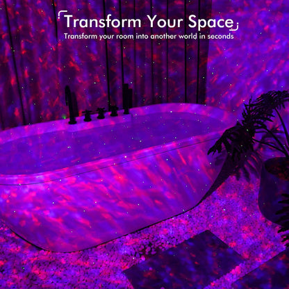 Vivolux | Sternprojektor, Galaxy-Projektor für Schlafzimmer, Fernbedienung & Weißes Geräusch Bluetooth Lautsprecher