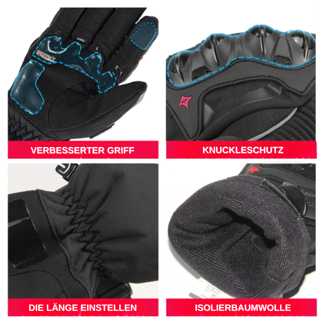Vivolux | Wasserdichte Motorradhandschuhe