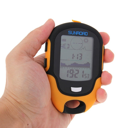 Vivolux | SUNROAD Multifunktions-LCD-Digital-Höhenmesser mit Kompass & Barometer & Thermometer & Hygrometer & Wettervorhersage & LED-Taschenlampe und Uhr