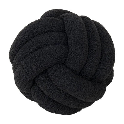 Vivolux | Gooi Kissen - Cozy - Handgeknoteter Ball - Lammfell