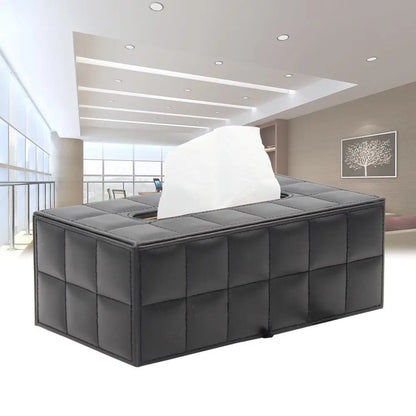 Vivolux | Moderner Taschentuchboxhalter Quadrat, Serviettenhalter Pumppapier Fallspender, Gesichtstuchboxabdeckung für Zuhause Badezimmer Bürotisch