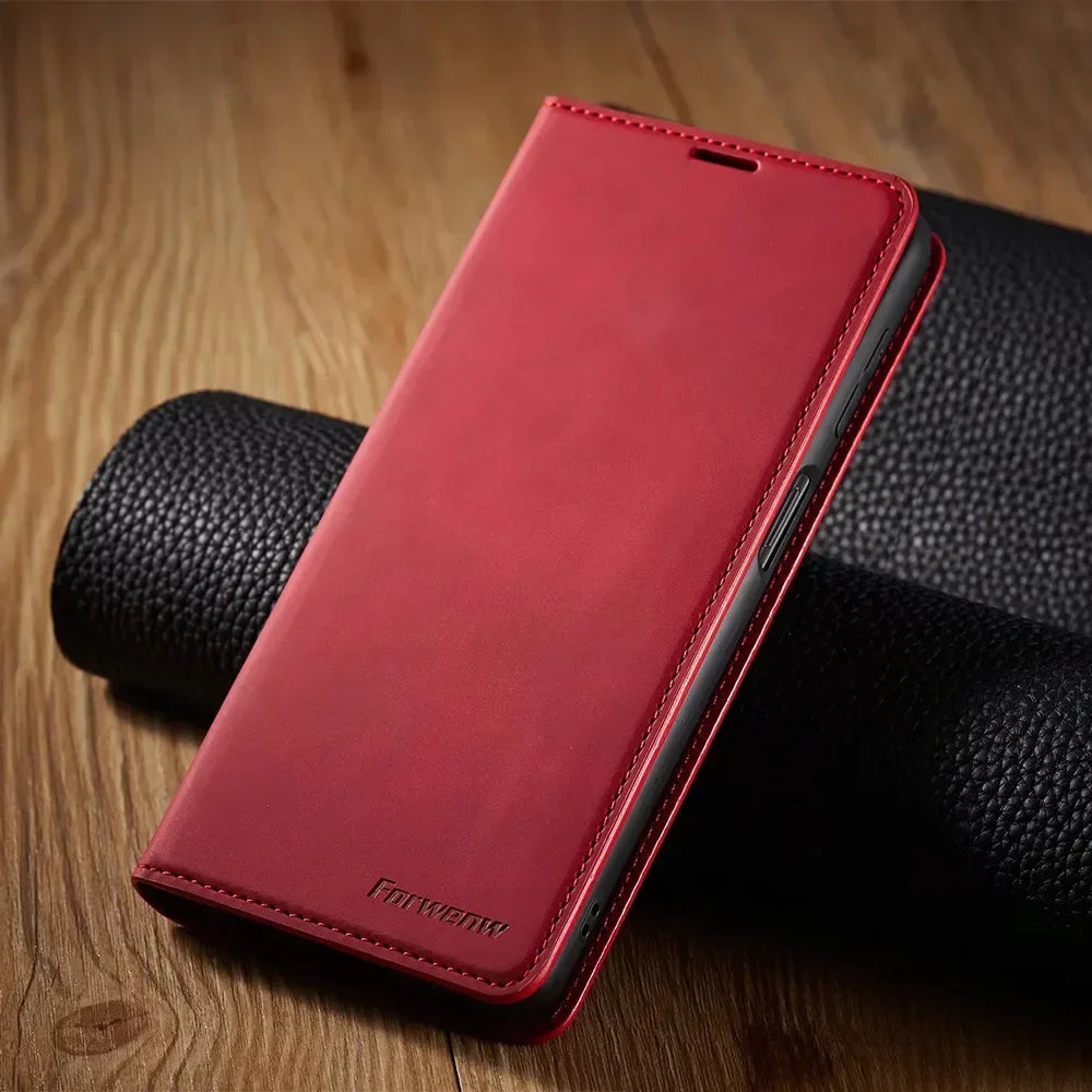Vivolux | Samsung Hülle: Magnetische Leder Tasche für stilvollen Schutz