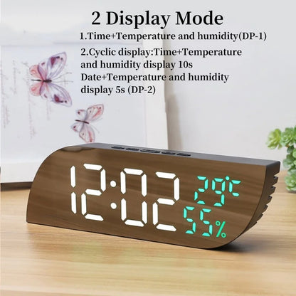 Vivolux | LED Digitalwecker mit Doppelanzeige & unbegrenztem Snooze