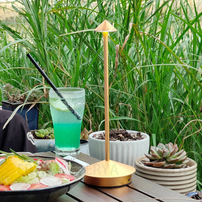 Vivolux | Wiederaufladbare Tischlampe Kreative Esszimmer Touch Led Pina pro Tischlampe Hotel Bar Kaffee Schreibtischlampe Dekorative Schreibtischlampe