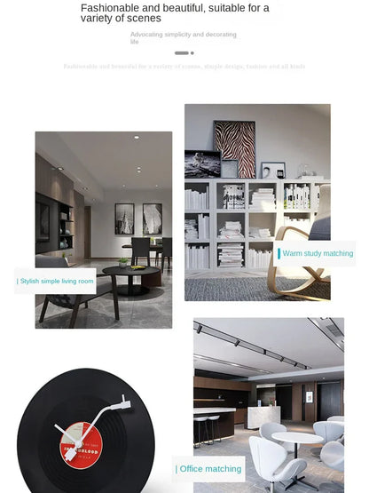 Vivolux | Musical Vinyl Record Wall Clock