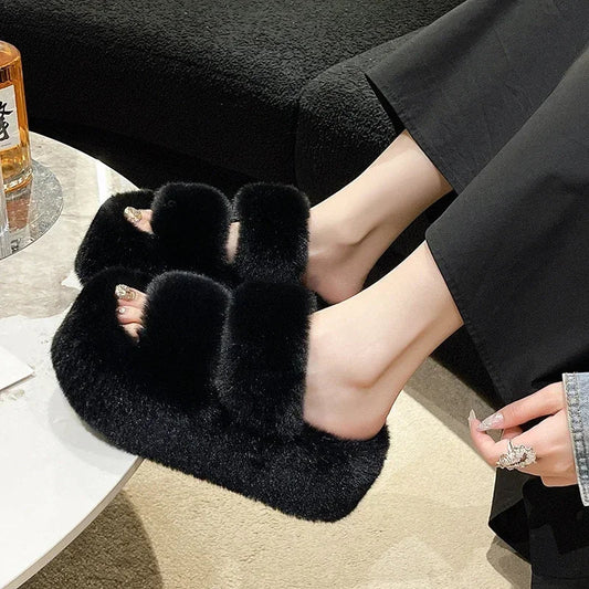Vivolux | FuzzyElegance - Weiche Hausschuhe für Damen