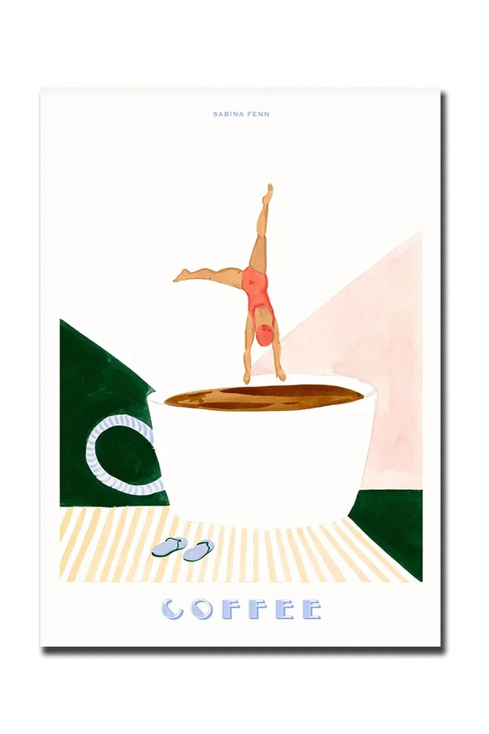 Vivolux | Guten Morgen Kaffee Leinwand Poster