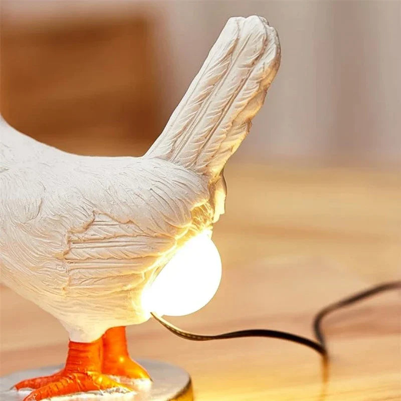 Vivolux | Dekorative Nachtlichter Simuliertes Tier Lustige Osterhausdekoration Party Karneval Hühnerlampe Küken Nachtlicht Ornamente