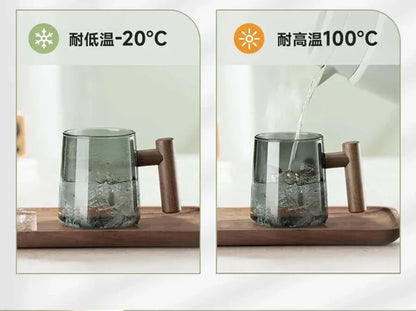 Vivolux | Ultramoderne Glas-Teetasse mit Filter und Deckel