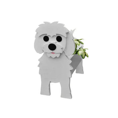 Vivolux | Blumentopf - Pawsome - Hundepflanzgefäß - Verschiedene Rassen
