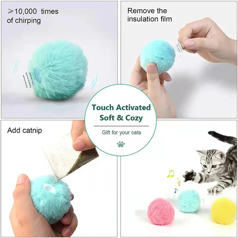 Vivolux | – intelligenter interaktiver Plüschball für Katzen | 1 kaufen, 1 gratis bekommen 🎁