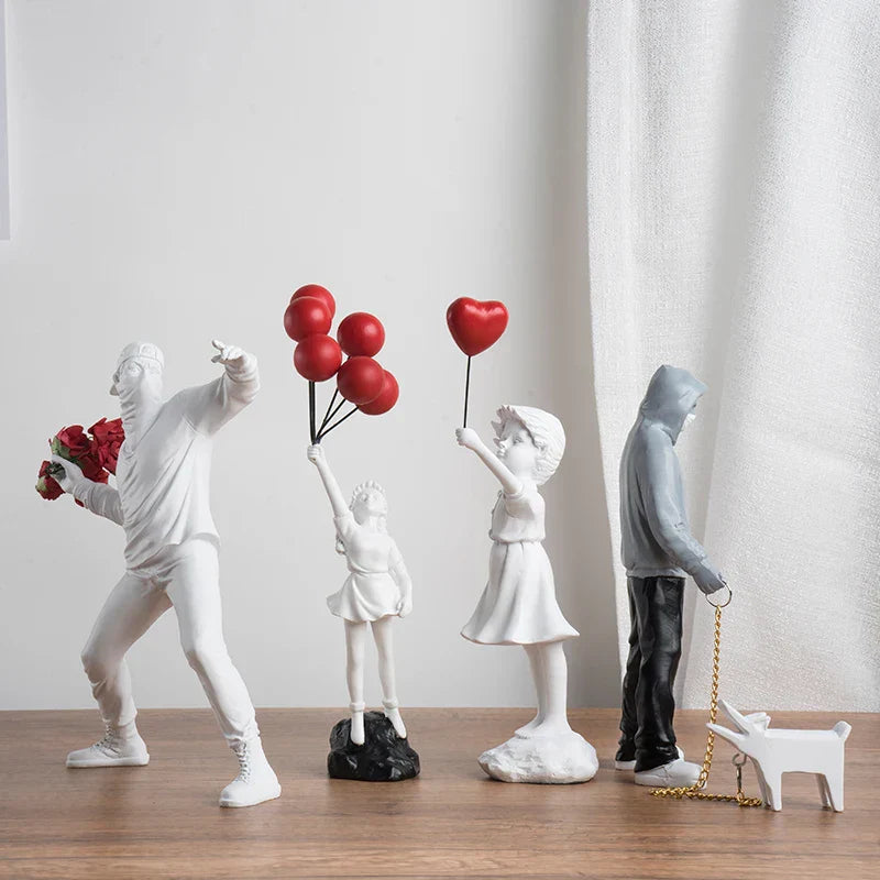 Vivolux | Von Banksy inspirierte Skulpturensammlung