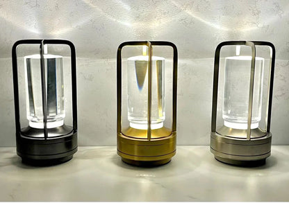 Vivolux | Wiederaufladbare Drahtlose LuxusGlow Tischlampe - Elegante Drahtlose Lampe für Jede Stimmung