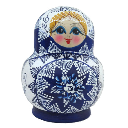 Vivolux | 10 Stück/Set Holz Russische Matroschka Puppen