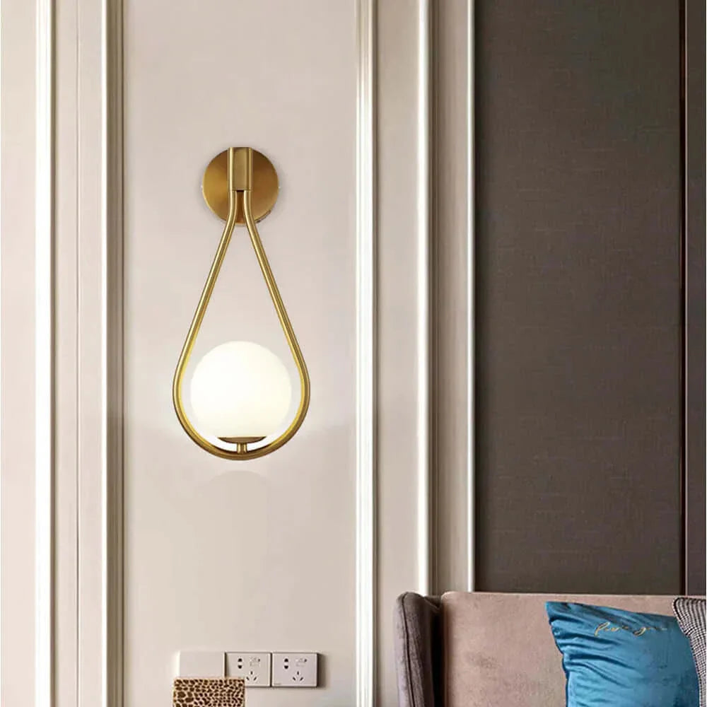 Vivolux | Drop Luxus Glas Ballen Wandlampe