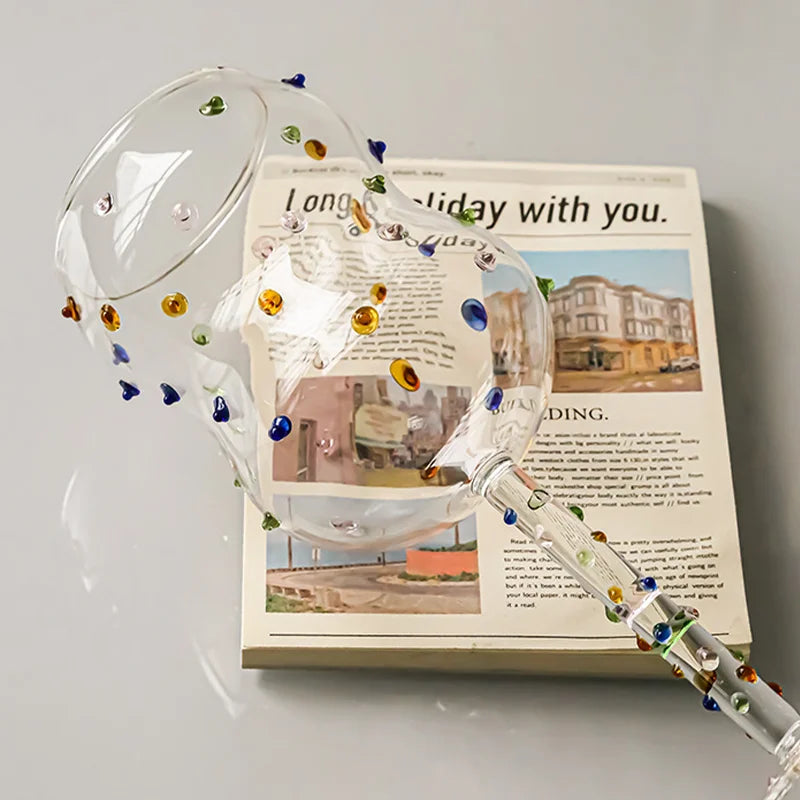 Vivolux | Bunte Punkte Weinglas