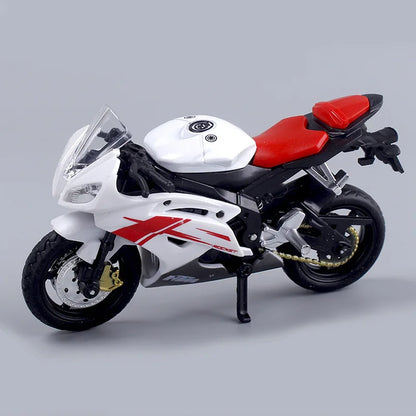 Vivolux | 1:18 Maßstab Yamaha R6 Legierungsroller Sportbike Figuren Diecasts Kinder Spielzeug Motorrad Rennmodell Nachbildungen Sammlergeschenk für Jungen