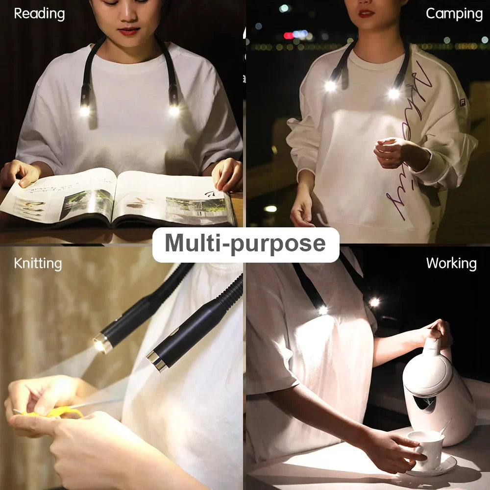 Vivolux | LED wiederaufladbare Nackenlampe mit 3 Modi