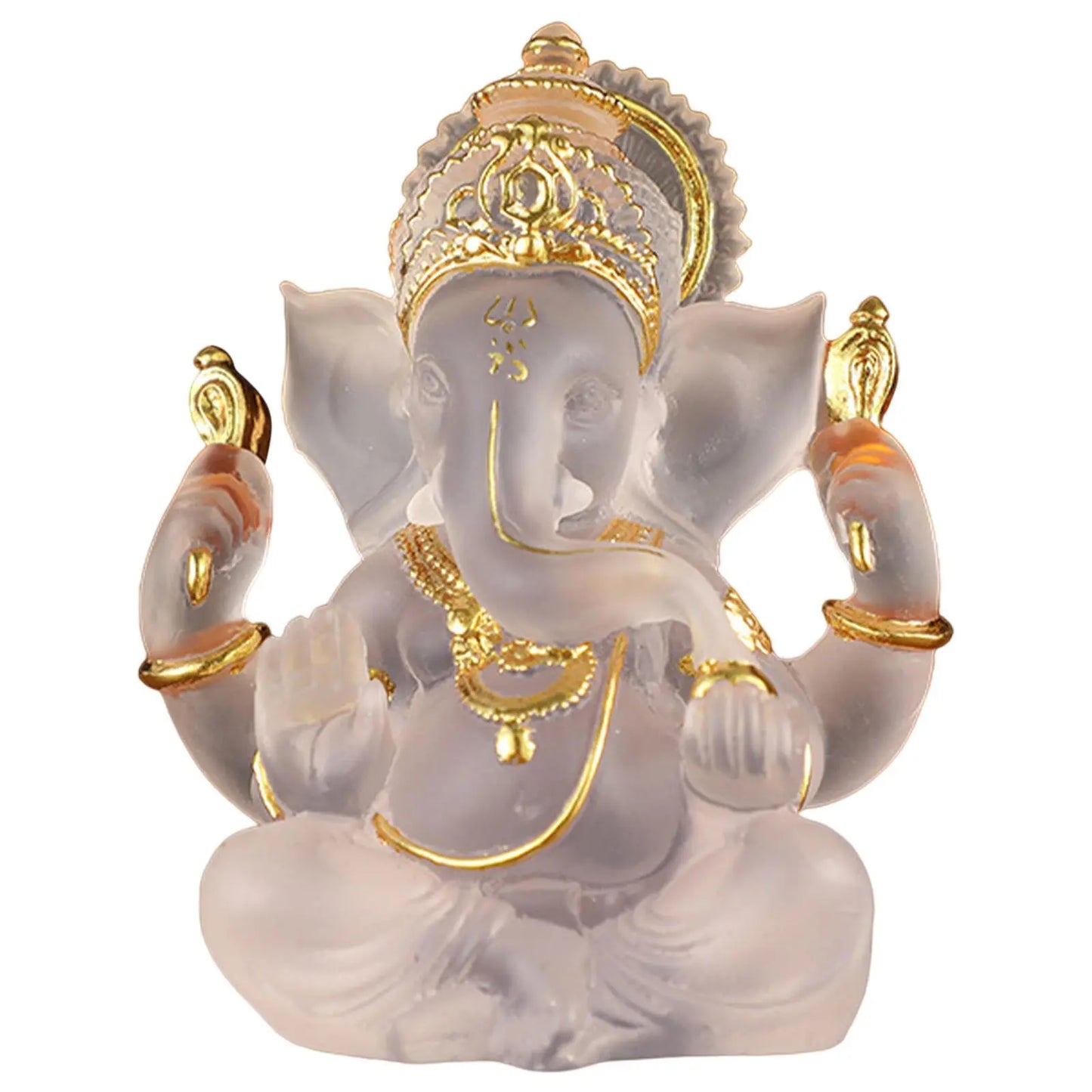 Vivolux | Seltene farbige semi-transparente Ganesh-Statuen für Glück in Ihrem Zuhause