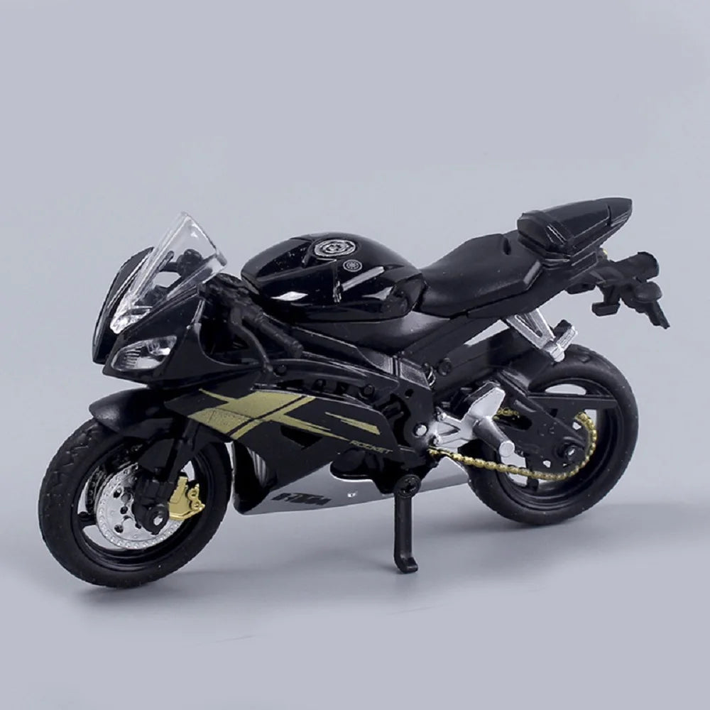 Vivolux | 1:18 Maßstab Yamaha R6 Legierungsroller Sportbike Figuren Diecasts Kinder Spielzeug Motorrad Rennmodell Nachbildungen Sammlergeschenk für Jungen
