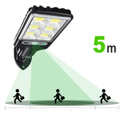 Vivolux | Solar-Wandbeleuchtung mit Bewegungssensor | Garten- und Straßenbeleuchtung | LED-Solarbeleuchtung - DoorLed