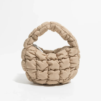 Vivolux | Lebhaftes kreuzgequiltetes rundes Mini-Tasche