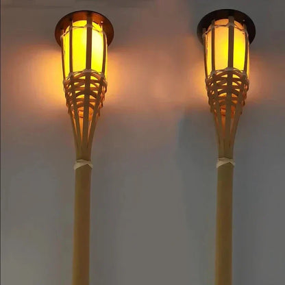 Vivolux | Solar-Fackel 5er-Set | Flammenoptik LED Gartenleuchten | Solarbetrieben | Dekoratives Licht für Außen