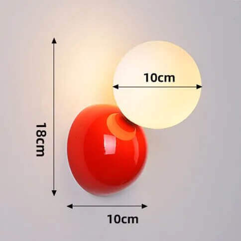 Vivolux | 70er-Jahre Revival Wandleuchte in 3 verschiedenen Farben