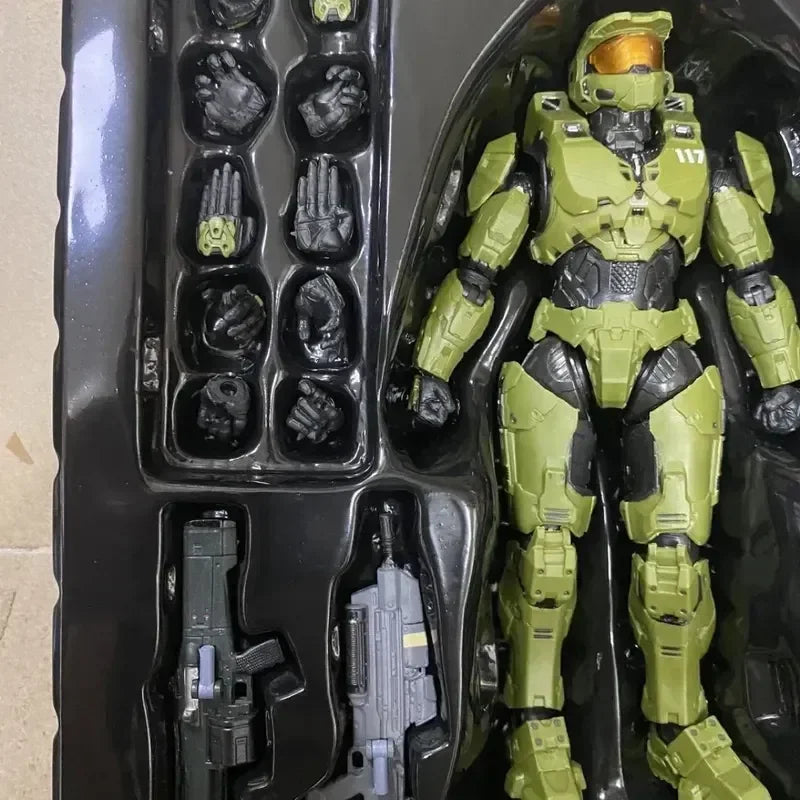 Vivolux | 18cm Halo Infinite Master Chief Mjolnir Mk Vi 1/12 Maßstab 17.5cm 6" Actionfigur Re:edit Gen.3 117 Ko's 1000 Modellpuppen Spielzeuge