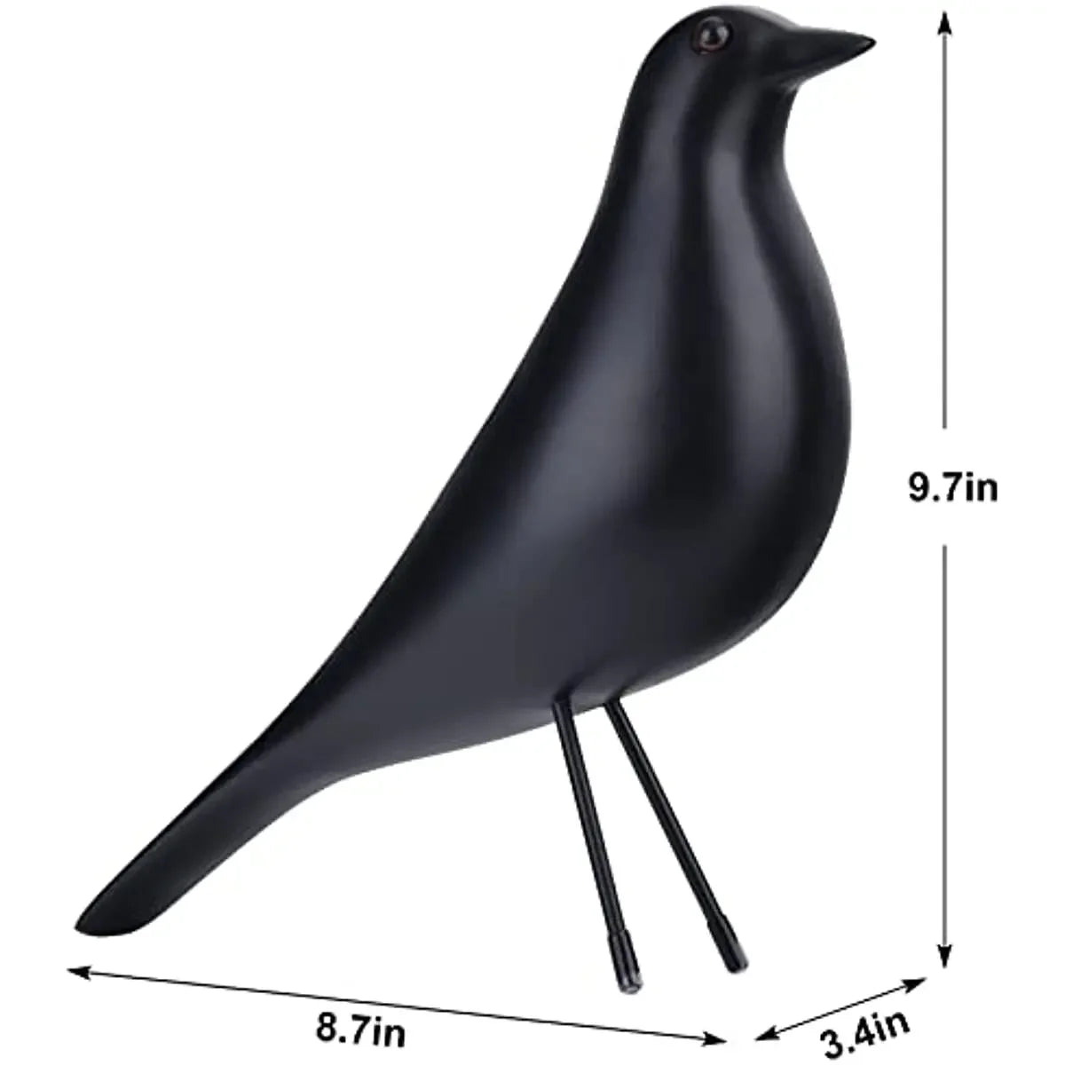 Vivolux | Moderne Vogelstatue aus Kunstharz