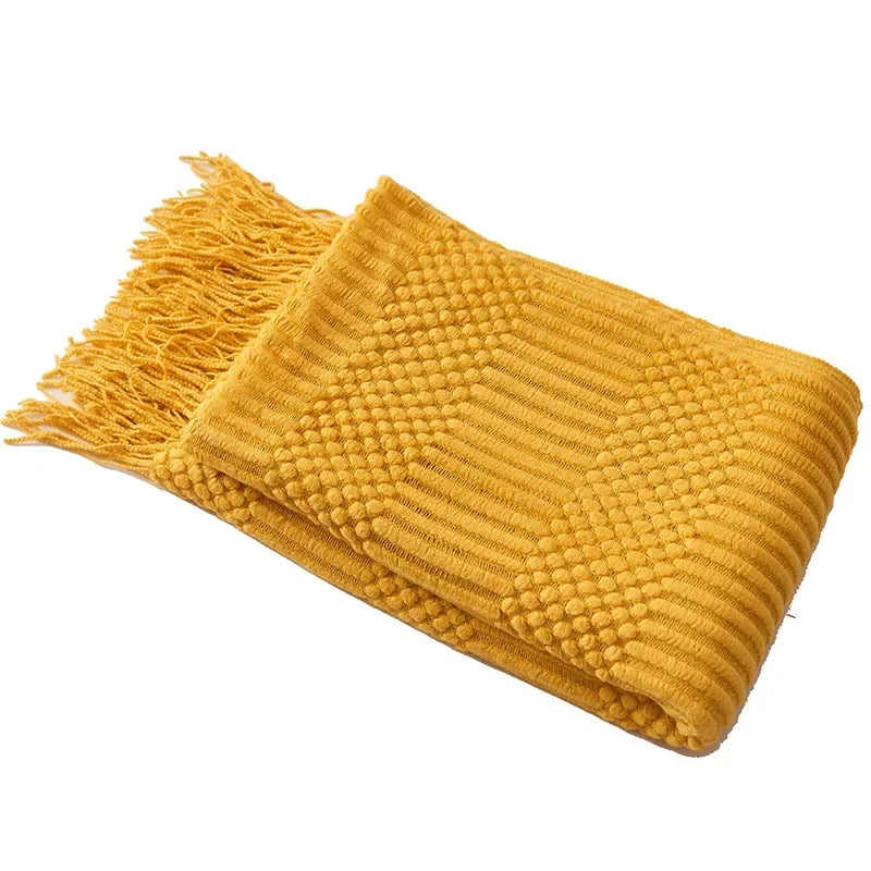 Vivolux | Nordic Style Dick Gestrickte Decke